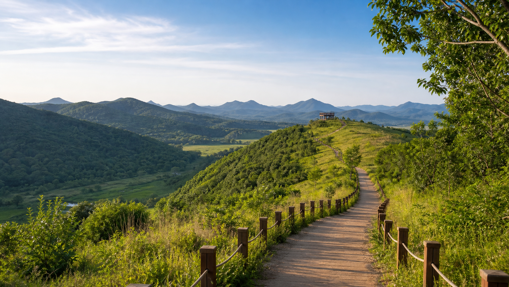 DMZ Peace Trail countryside walking route